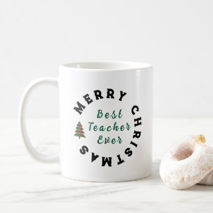 Mug Meilleur Enseignant Toujours Noël Merci Cadeau