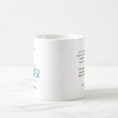 Mug Meilleur enseignant virtuel | Coff d'apprentissage (Centre)