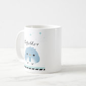 Mug Meilleur ensemble design minimal (Devant gauche)