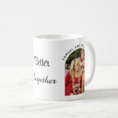 Mug Meilleur ensemble nom éditable | Photo d'arche per (Devant droit)