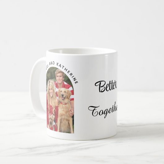 Mug Meilleur ensemble nom éditable | Photo d'arche per (Devant gauche)