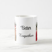Mug Meilleur ensemble nom éditable | Photo d'arche per (Centre)