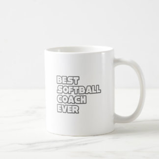 Mug Meilleur entraîneur de softball jamais