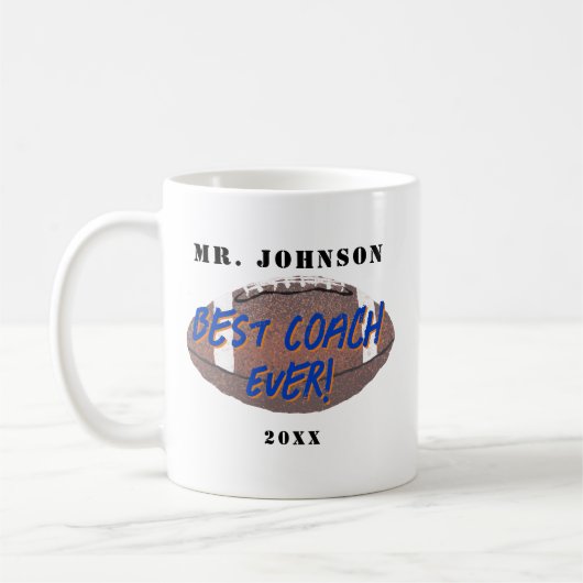 Mug Meilleur Entraîneur - Football (Gauche)