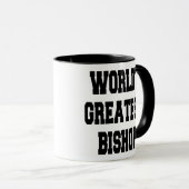 Mug Meilleur évêque du monde (Devant droit)