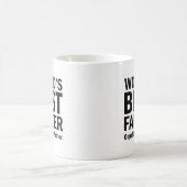 Mug Meilleur Farter du monde | Citation drôle avec te (Centre)