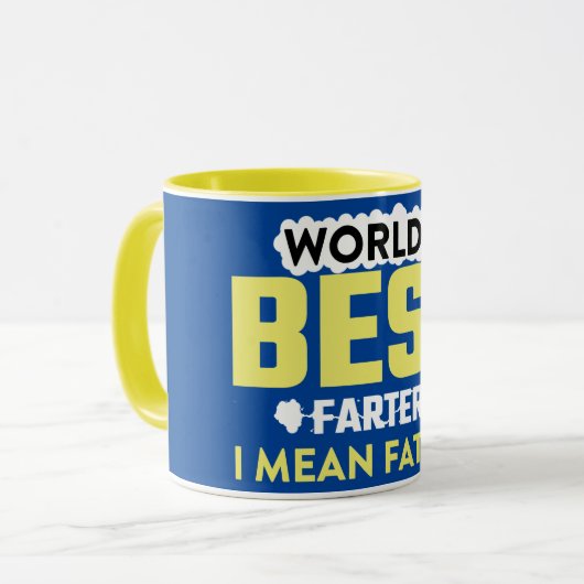 Mug Meilleur Farter du monde Je veux dire père (Devant gauche)