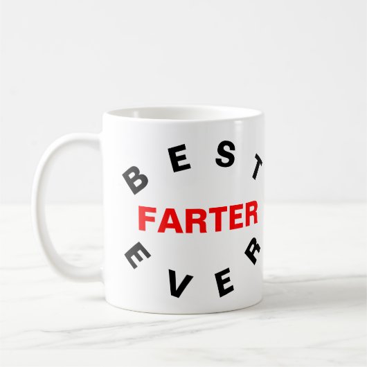 Mug Meilleur Farter jamais (Gauche)