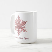 Mug Meilleur Fléau de neige au monde pour maman bourgo (Devant gauche)