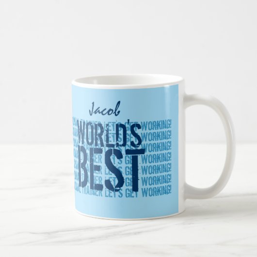 Mug Meilleur FORMATEUR PERSONNEL au monde, commençons (Droite)