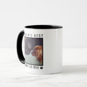 Mug Meilleur Foster Maman Empreintes de pattes Animaux (Devant gauche)