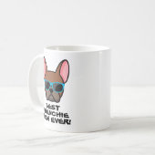 Mug Meilleur Frenchie Maman Fête des Mères Rouge Fête  (Devant gauche)