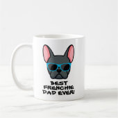 Mug Meilleur Frenchie Papa Fête des pères Bleu Frenchi (Gauche)