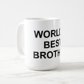 Mug Meilleur Frère du monde (Devant gauche)