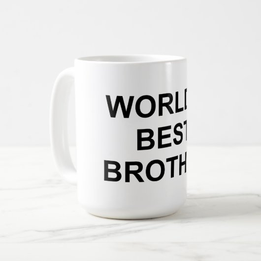 Mug Meilleur Frère du monde (Devant gauche)
