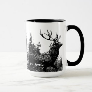 Mug Meilleur Frère du monde de Stag Deer vintage
