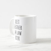 Mug Meilleur Frère en droit jamais (Devant gauche)