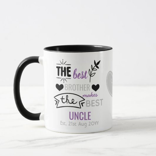 Mug Meilleur Frère Fera Meilleur ONCLE - Nouvelle Surp (Gauche)