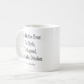 Mug Meilleur Frère : Le Mythe, La Légende, (Devant gauche)