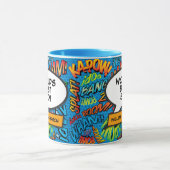 Mug Meilleur Fun Retro Comic Book Pop Art (Centre)