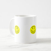 Mug Meilleur-Gai-que-Grincheux-Smiley-Visage, (Devant gauche)