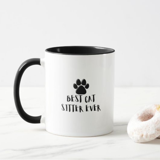 Mug Meilleur Gardien de Chat Ever (Avec donut)