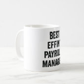 Mug Meilleur gestionnaire de paie (Devant gauche)