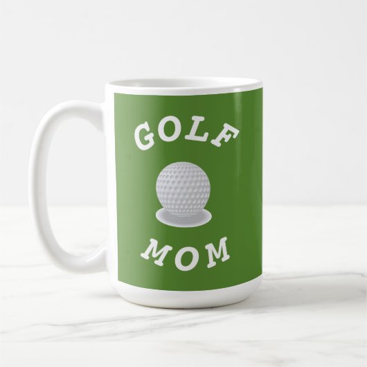 Mug Meilleur "GOLF MOM" Jamais ! Fête des mères (Gauche)