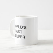 Mug Meilleur golfeur du monde (Devant gauche)