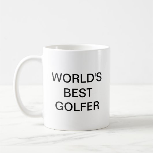 Mug Meilleur golfeur du monde (Gauche)