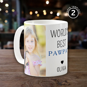 Mug Meilleur Grand-Enfant Pawpaw du monde Nom 2 Photo