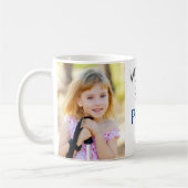 Mug Meilleur grand-enfant pop du monde Nom 2 Photo Col (Gauche)
