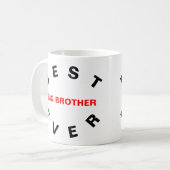 Mug Meilleur Grand Frère Jamais (Devant gauche)