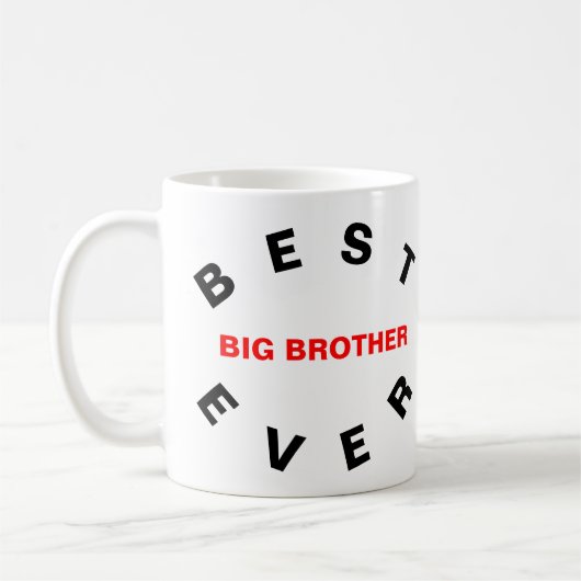 Mug Meilleur Grand Frère Jamais (Gauche)