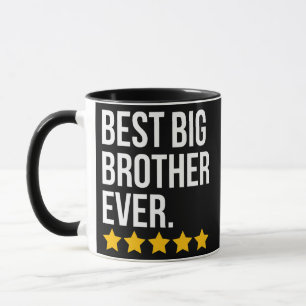 Mug Meilleur Grand Frère Jamais Frère Funny Gros Brun 