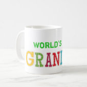 Mug Meilleur grand-mère au monde (Devant gauche)