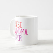 Mug Meilleur. Grand-mère. Jamais ! (Devant gauche)