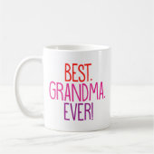 Mug Meilleur. Grand-mère. Jamais ! (Gauche)