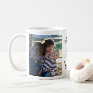 Mug Meilleur Grand-Mère jamais Floral Wreath Photo