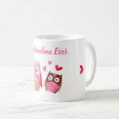 Mug Meilleur Grand-Mère Jamais Mignonne Chouette Perso (Devant droit)