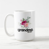 Mug Meilleur Grand-Mère Jamais Moderne Floral Chic (Gauche)