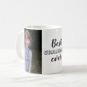 Mug Meilleur Grand-Mère jamais photo personnalisée