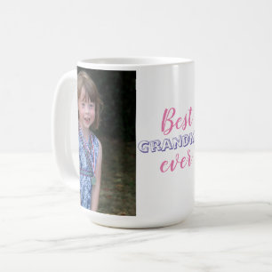 Mug Meilleur Grand-Mère jamais photo personnalisée
