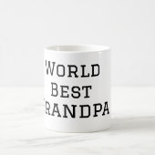 Mug Meilleur grand-père ajouter nom texte sport texte  (Centre)