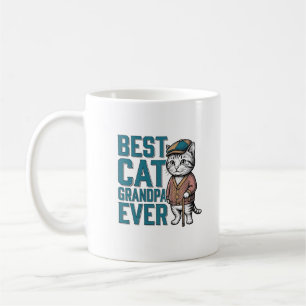Mug Meilleur Grand-Père Chat De Tous Les Temps Vintage
