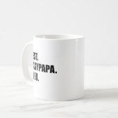 Mug Meilleur grand-père de Nagypapa (Devant gauche)
