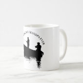 Mug Meilleur grand-père de pêche Fête des pères jamais (Devant droit)