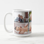 Mug Meilleur Grand-père de plus de 6 photos Collage pe (Gauche)