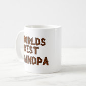 Mug Meilleur grand-père du monde (Devant gauche)