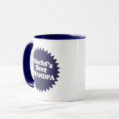 Mug Meilleur grand-père du monde (Devant gauche)